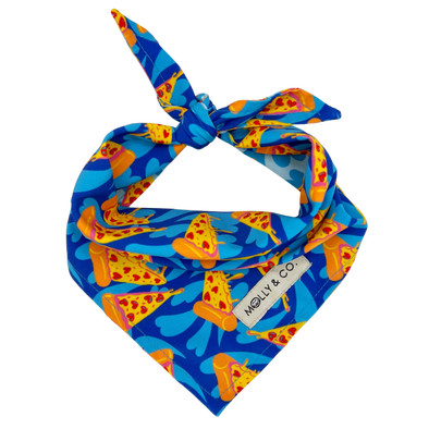 Pizza Lover - Reversible Dog Bandana