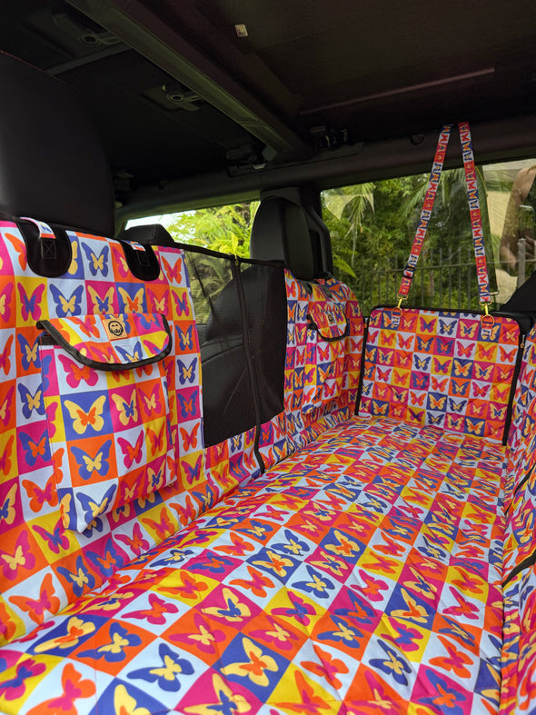 Mariposa - Dog Car Seat Cover