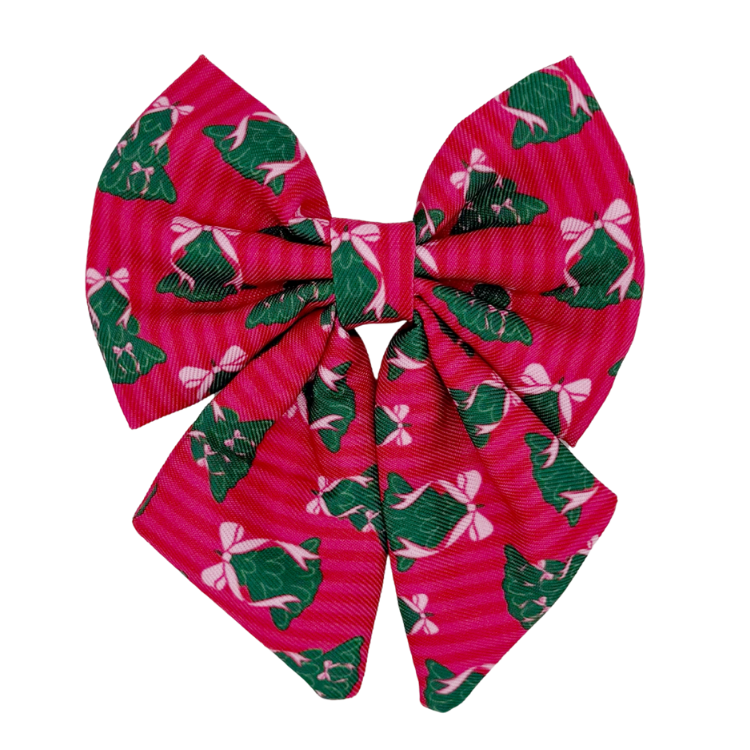 Sugarplum Trees - Dog Sailor Bowtie