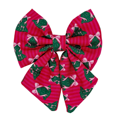 Sugarplum Trees - Dog Sailor Bowtie