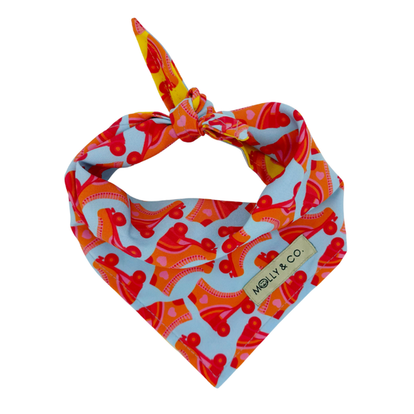 Roller Skate - Reversible Dog Bandana