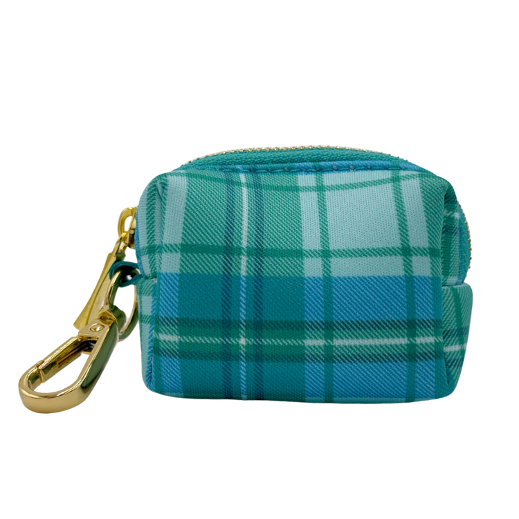 Northern Lights Plaid - Dog Poop Bag Holder