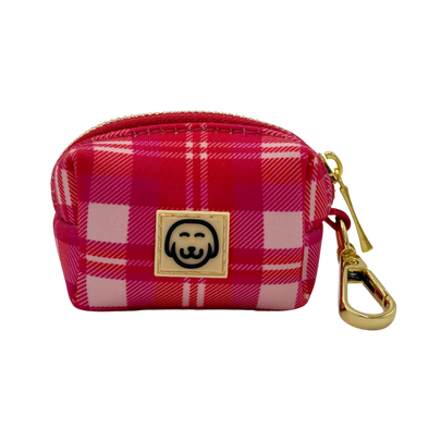 Rosewood Tartan - Dog Poop Bag Holder