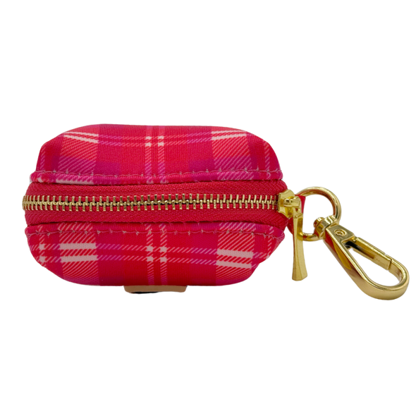 Rosewood Tartan - Dog Poop Bag Holder