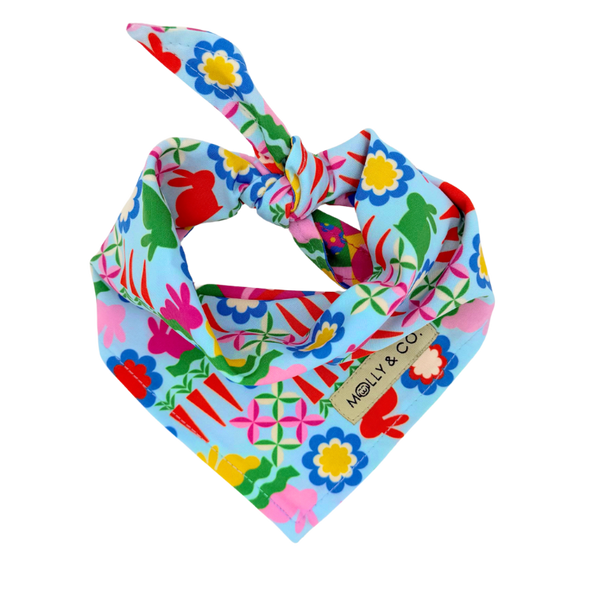 Bunny Bliss - Reversible Dog Bandana