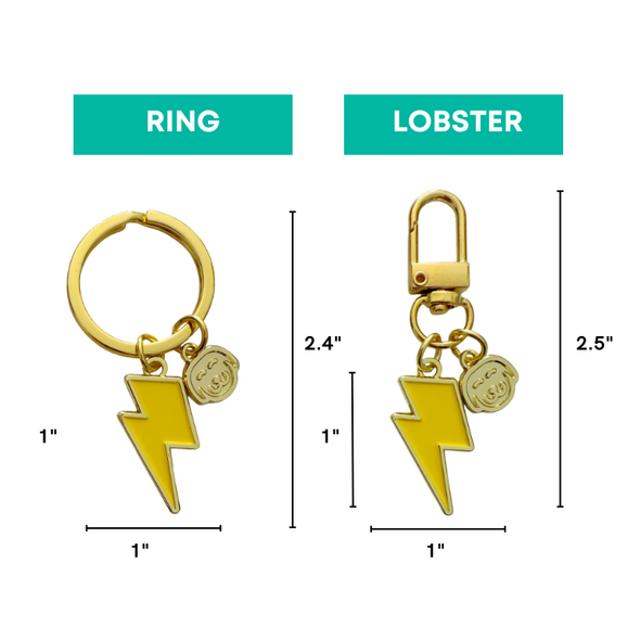 Lightning Bolt - Collar Charm