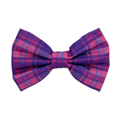 Pinkberry Plaid - Dog Bowtie