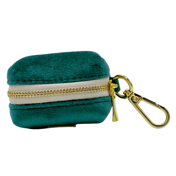 Emerald Velvet - Dog Poop Bag Holder