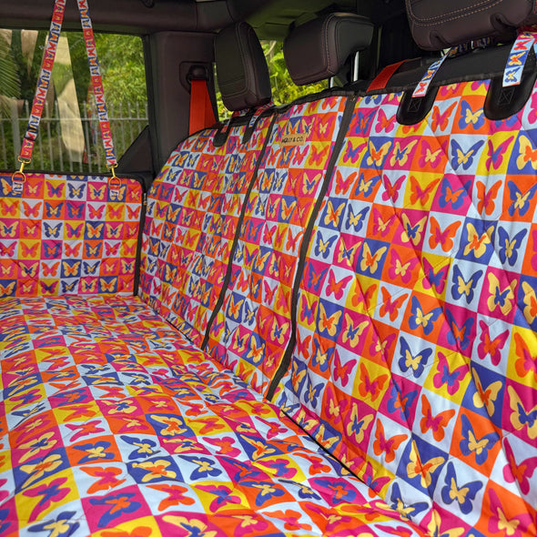 Mariposa - Dog Car Seat Cover