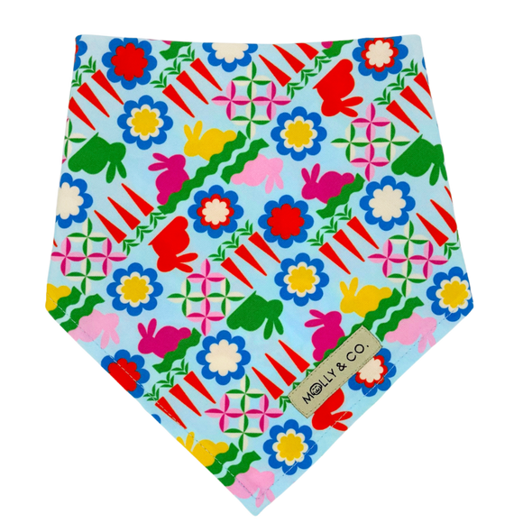 Bunny Bliss - Reversible Dog Bandana