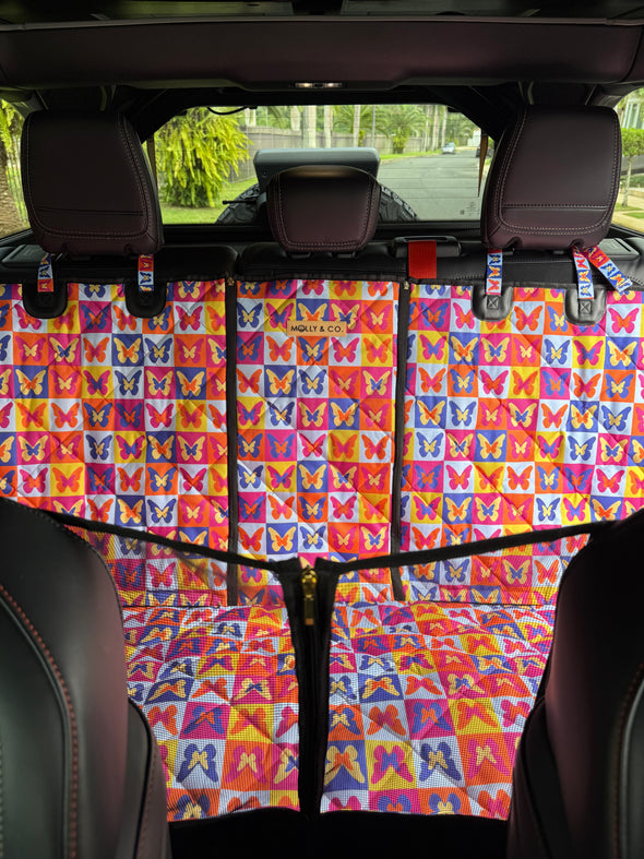 Mariposa - Dog Car Seat Cover