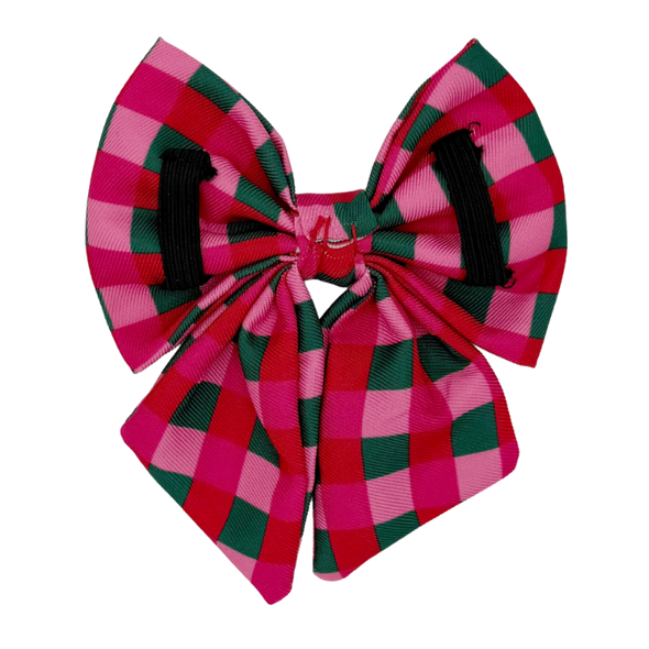 Giftwrap Plaid - Dog Sailor Bowtie