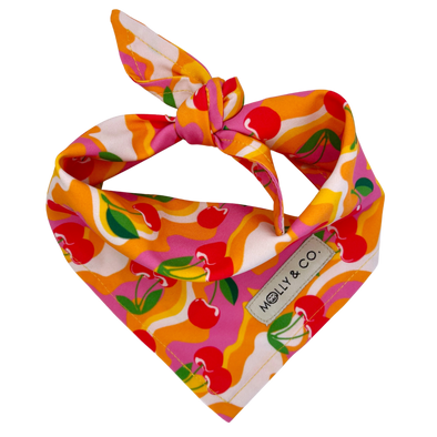 Sweet Cherry - Reversible Dog Bandana