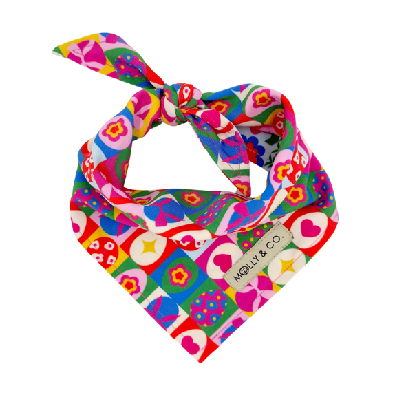 Bunny Bliss - Reversible Dog Bandana