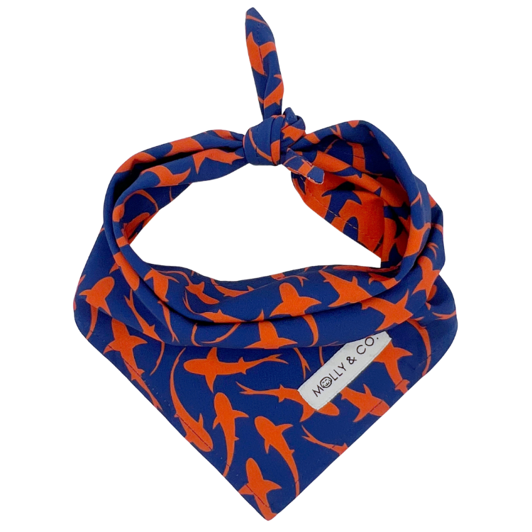Sharks - Reversible Dog Bandana