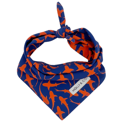 Sharks - Reversible Dog Bandana