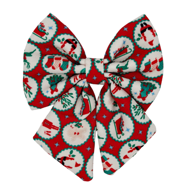 Santa's Workshop - Dog Sailor Bowtie