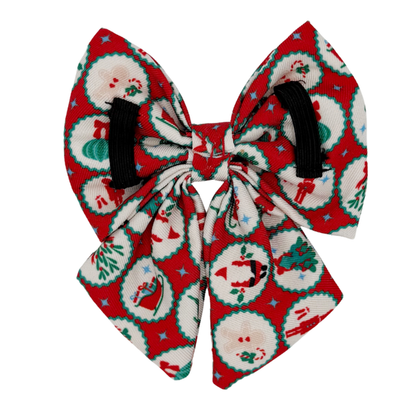 Santa's Workshop - Dog Sailor Bowtie
