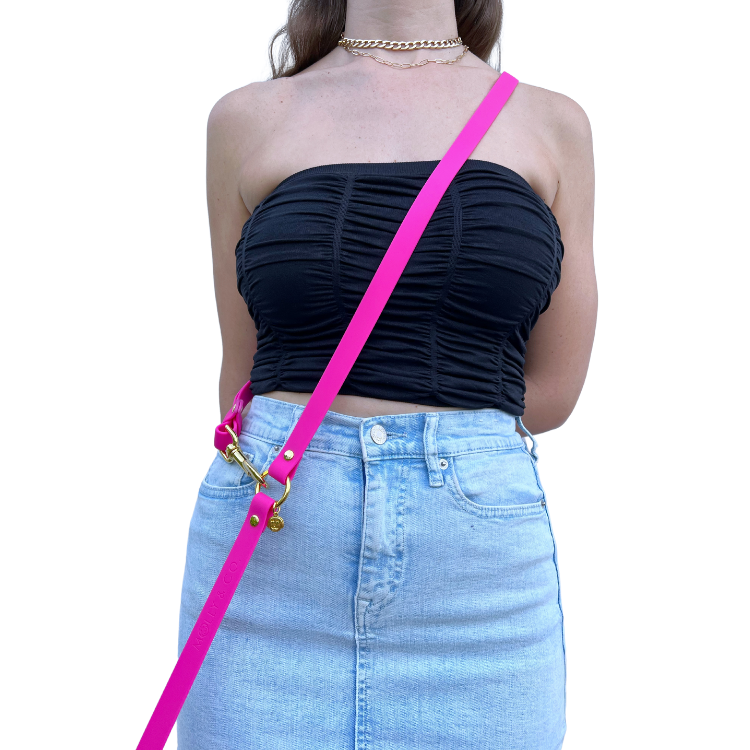 Bubblegum - Splashproof Handsfree Dog Leash