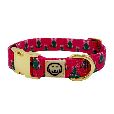 Sugarplum Trees - Dog Collar