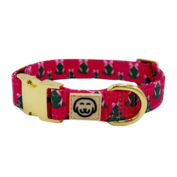 Sugarplum Trees - Dog Collar