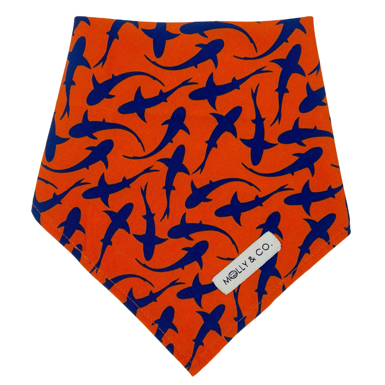 Sharks - Reversible Dog Bandana