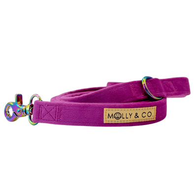 Plum Velvet - Dog Leash