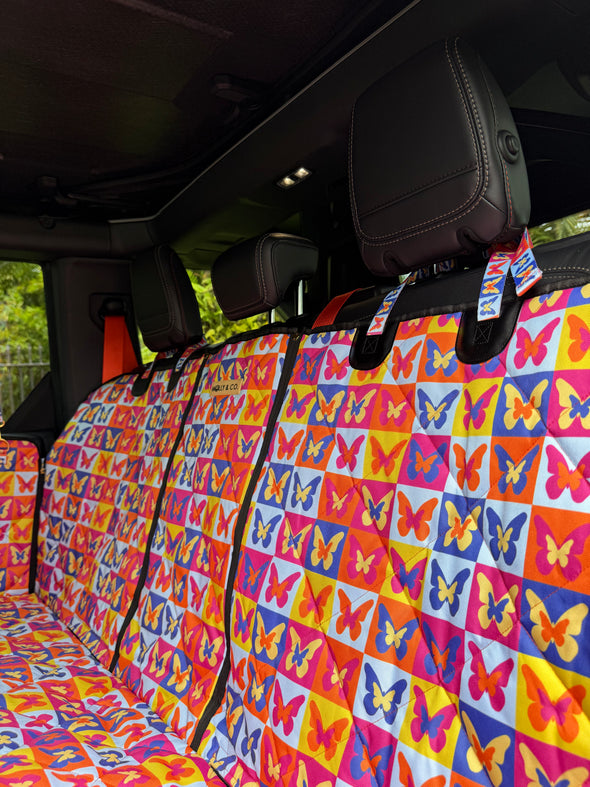 Mariposa - Dog Car Seat Cover