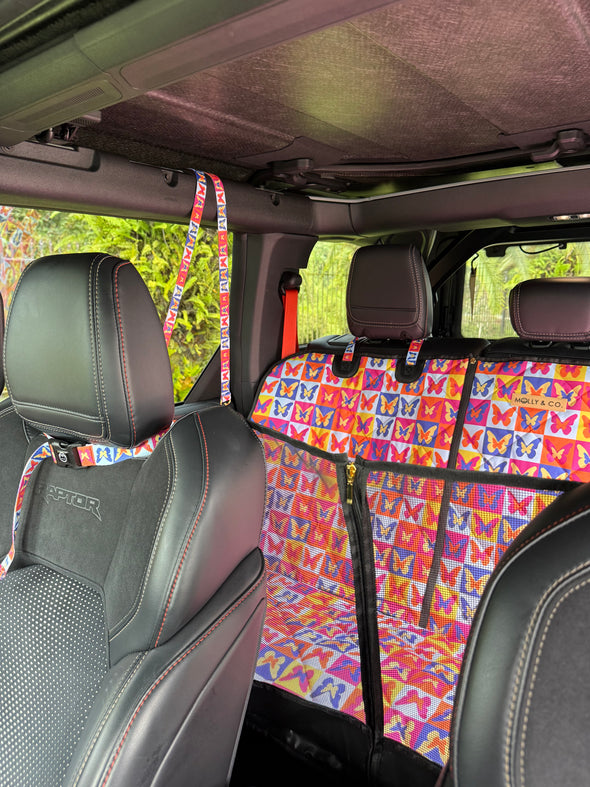 Mariposa - Dog Car Seat Cover