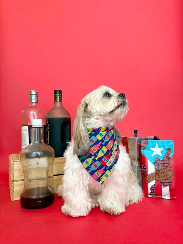 Café con Pitorro - Reversible Dog Bandana