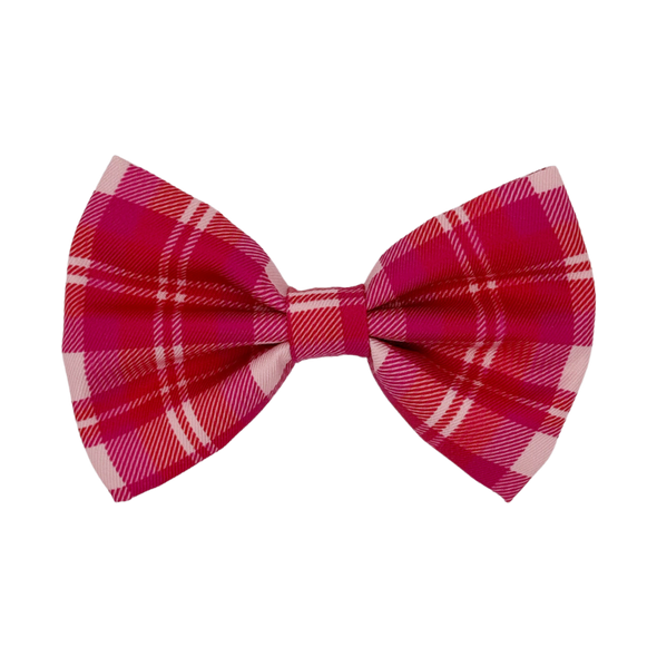 Rosewood Tartan - Dog Bowtie