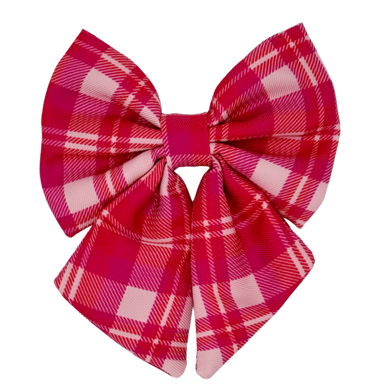 Rosewood Tartan - Dog Sailor Bowtie