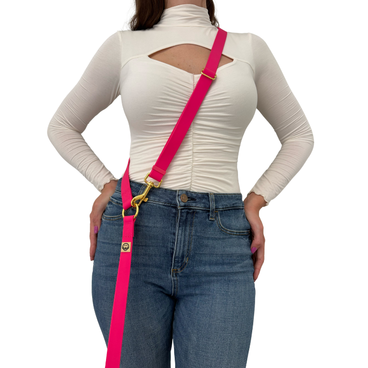 Fuchsia - Splashproof Handsfree Dog Leash