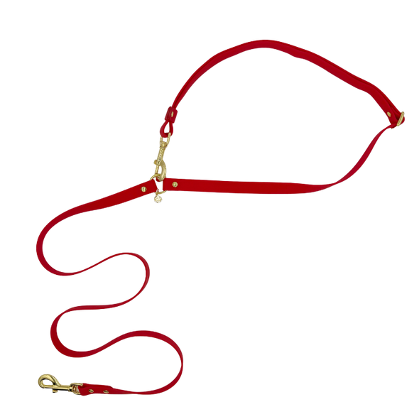 Ruby Red - Splashproof Handsfree Dog Leash