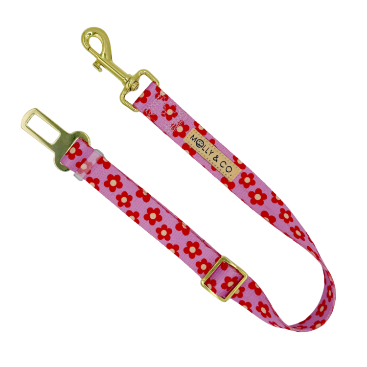 Wildflower - Dog Seatbelt