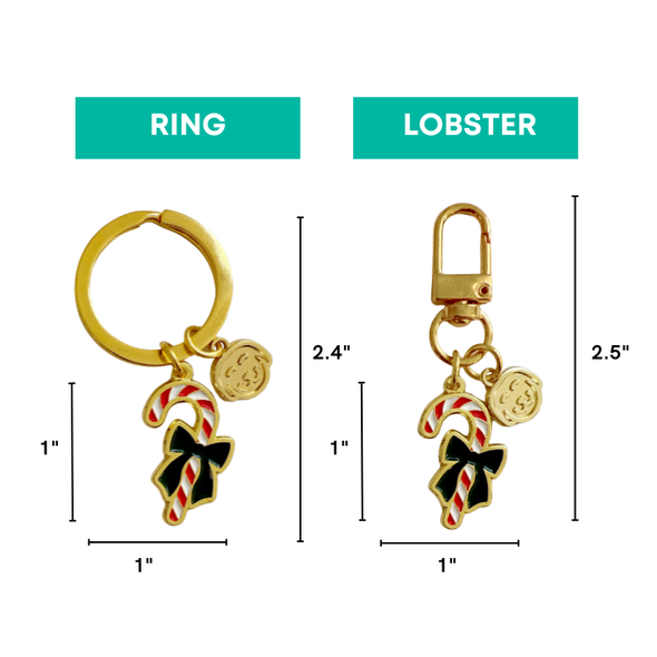 Candy Cane - Collar Charm