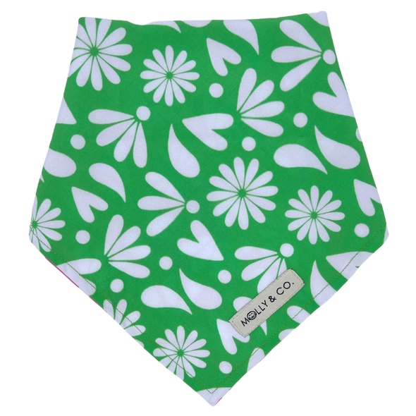 Petals - Reversible Dog Bandana - FINAL SALE