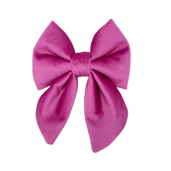 Rose Velvet - Dog Sailor Bowtie