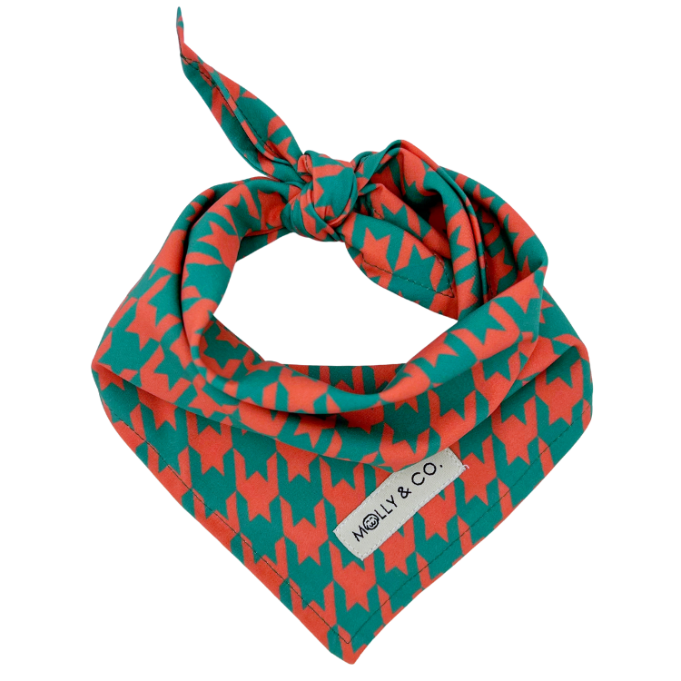 Houndstooth - Dog Bandana - FINAL SALE