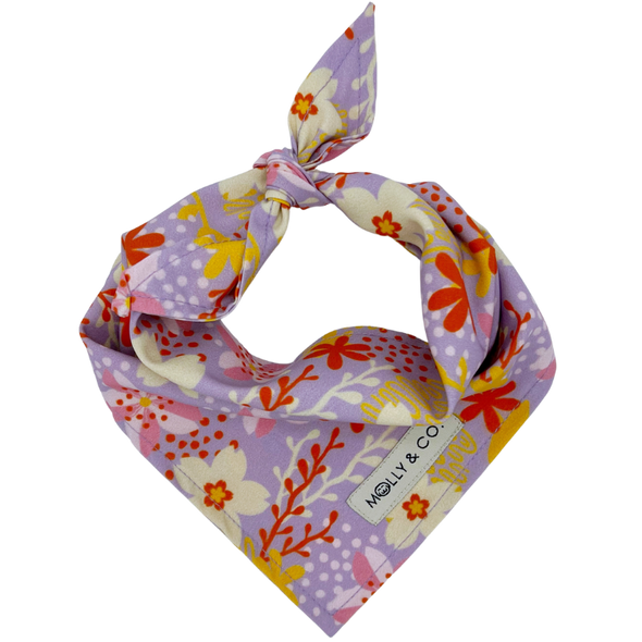 Lotus - Dog Bandana - FINAL SALE