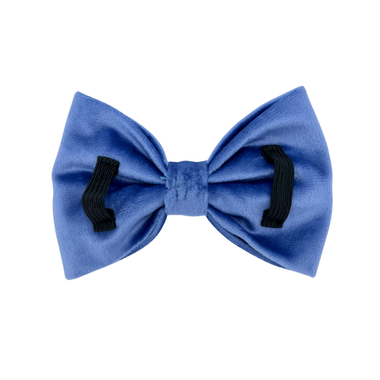 Denim Velvet - Dog Bowtie