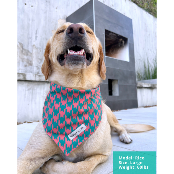 Houndstooth - Dog Bandana - FINAL SALE